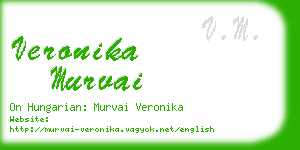 veronika murvai business card